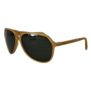 Dolce & Gabbana Yellow Acetate Black Lens Aviator Sunglasses DG4196
